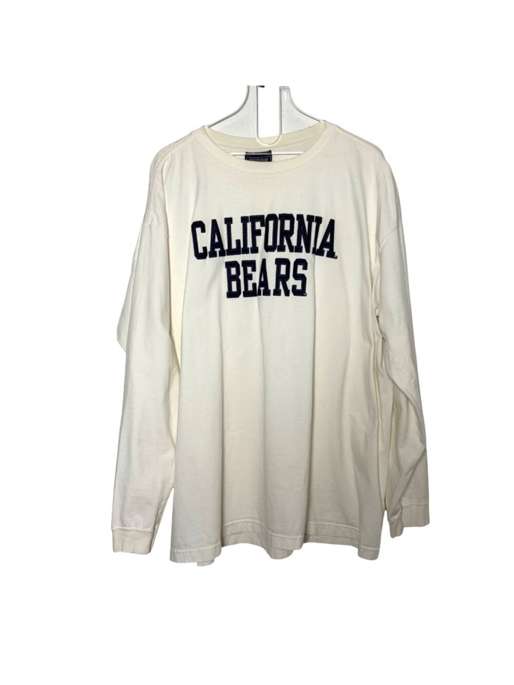 Vintage UC Berkley California Bears Long Sleeve T Shirt XL White Jansport Cotton